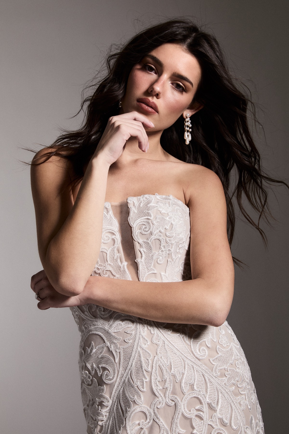 bridal rehearsal dinner dress Jane Summers Isabella Backless Short White and Wedding 2 / White with Blush Pink Ribbon , female , adult Wear with ribbon tie for a flowy style twirling at engagement photos and engagement parties. Rehearsal Dinner Dresses for Wedding