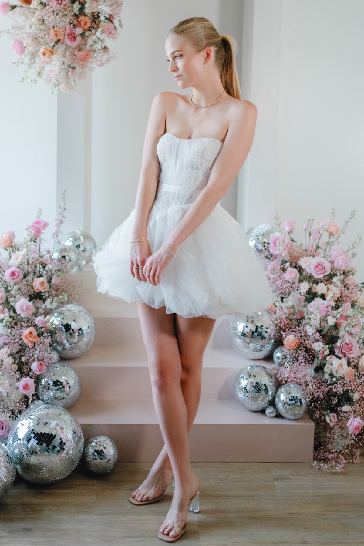 By Watters Latest Collection of Little White Dresses - Disco Blooms | By Watters By Watters Latest Collection of Little White Dresses - Disco Blooms | By Watters