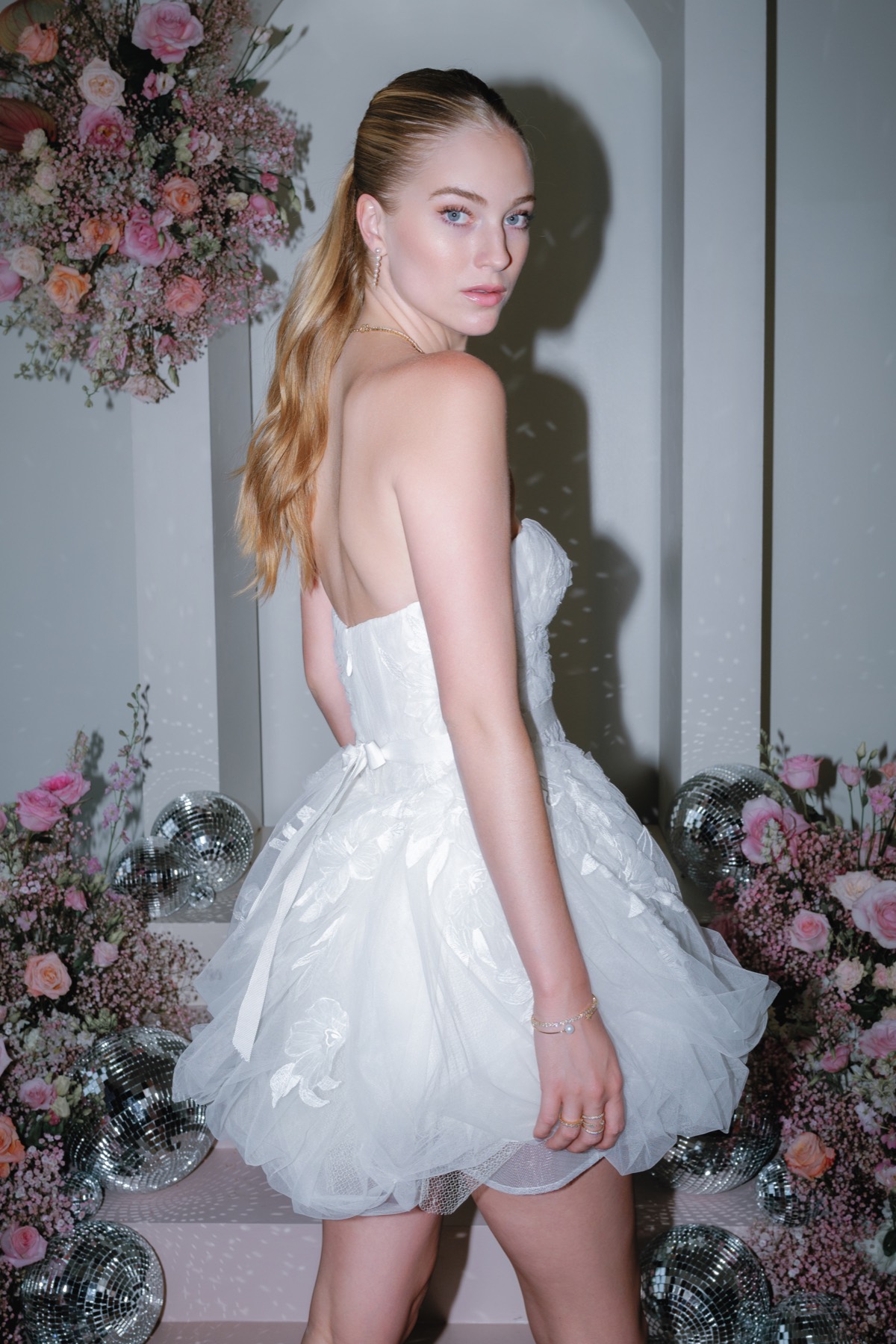By Watters Latest Collection of Little White Dresses - Disco Blooms | By  Watters