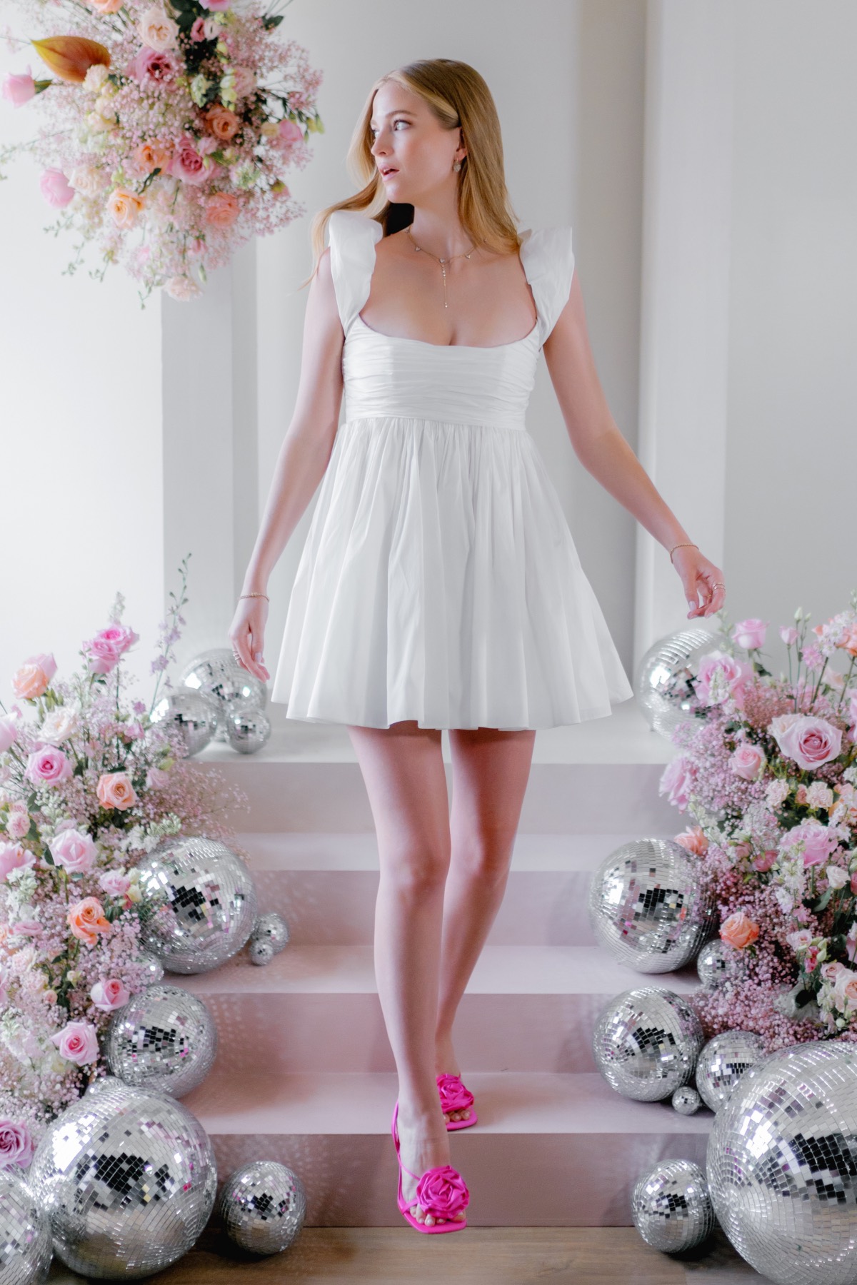 white disco dress the Diana Silver Disco Dress is a must WELCOME TO DISCO SPRITZ 