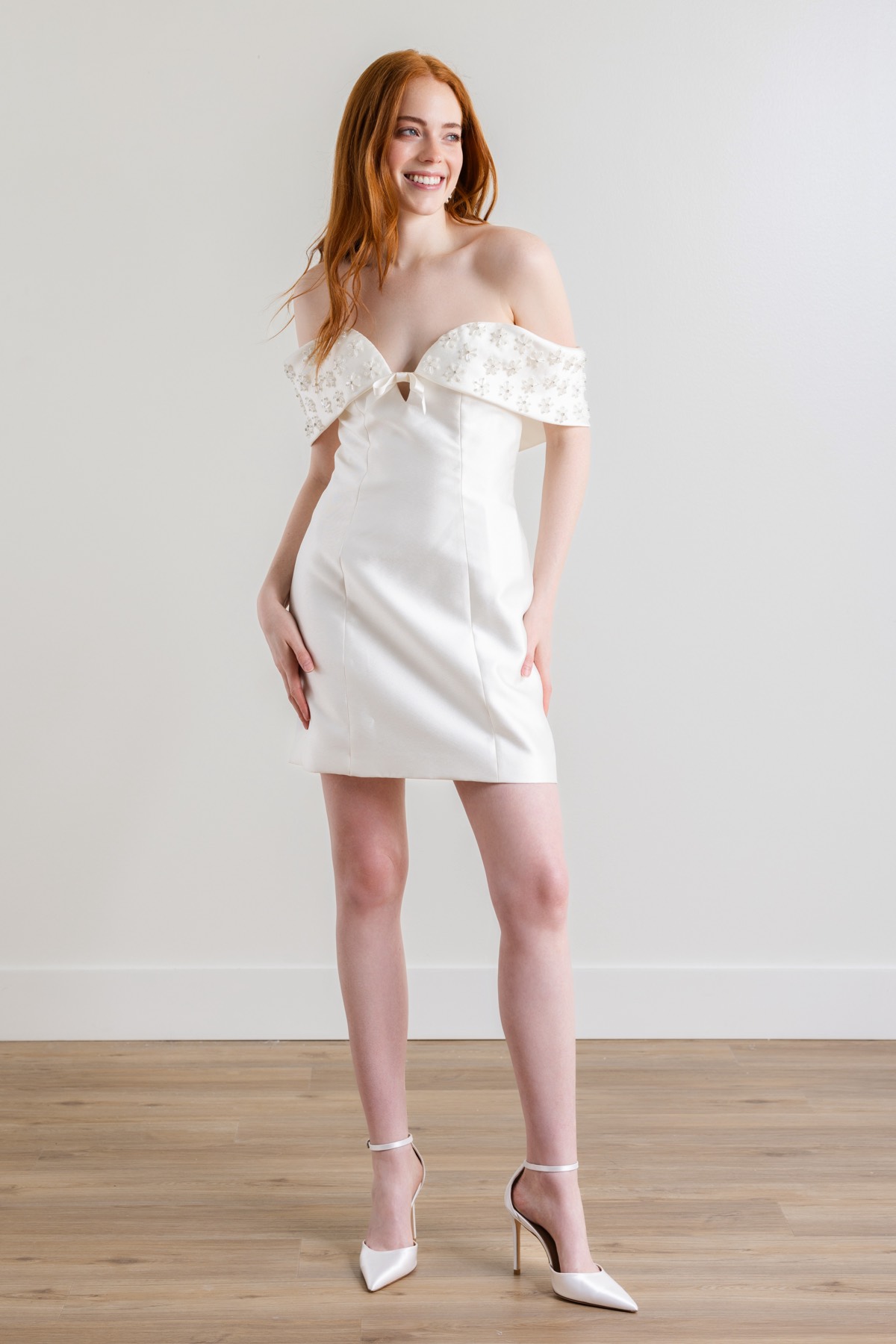 Mini Length White Dresses for your Bridal Wardrobe | By Watters